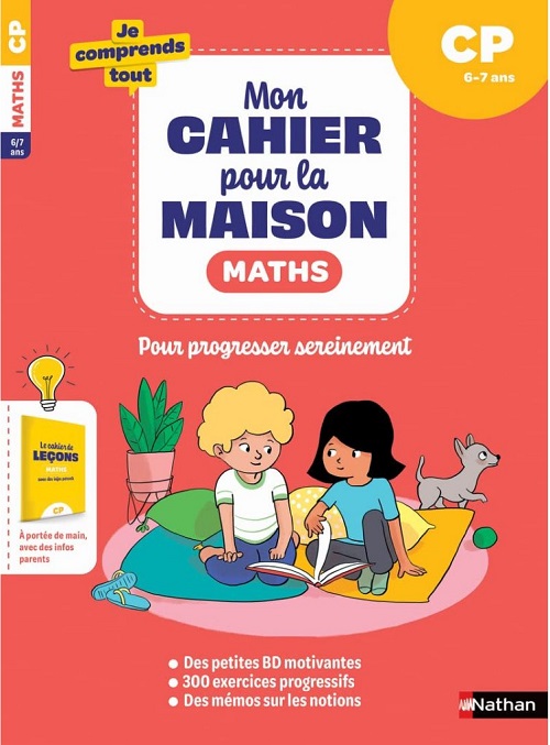 Sách Bài Tập Toán Tiếng Pháp Lớp 1- Mon Cahier Pour La Maison Maths(CP)